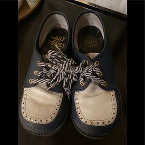 Vintage Lazy Bones Children’s Lace Up Oxford Loafers